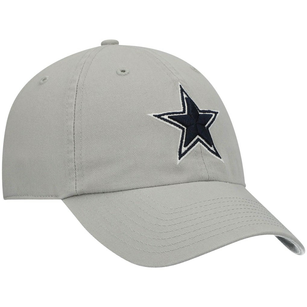 Dallas Cowboys '47 Primary Clean Up Adjustable Hat Gray | 47 brand