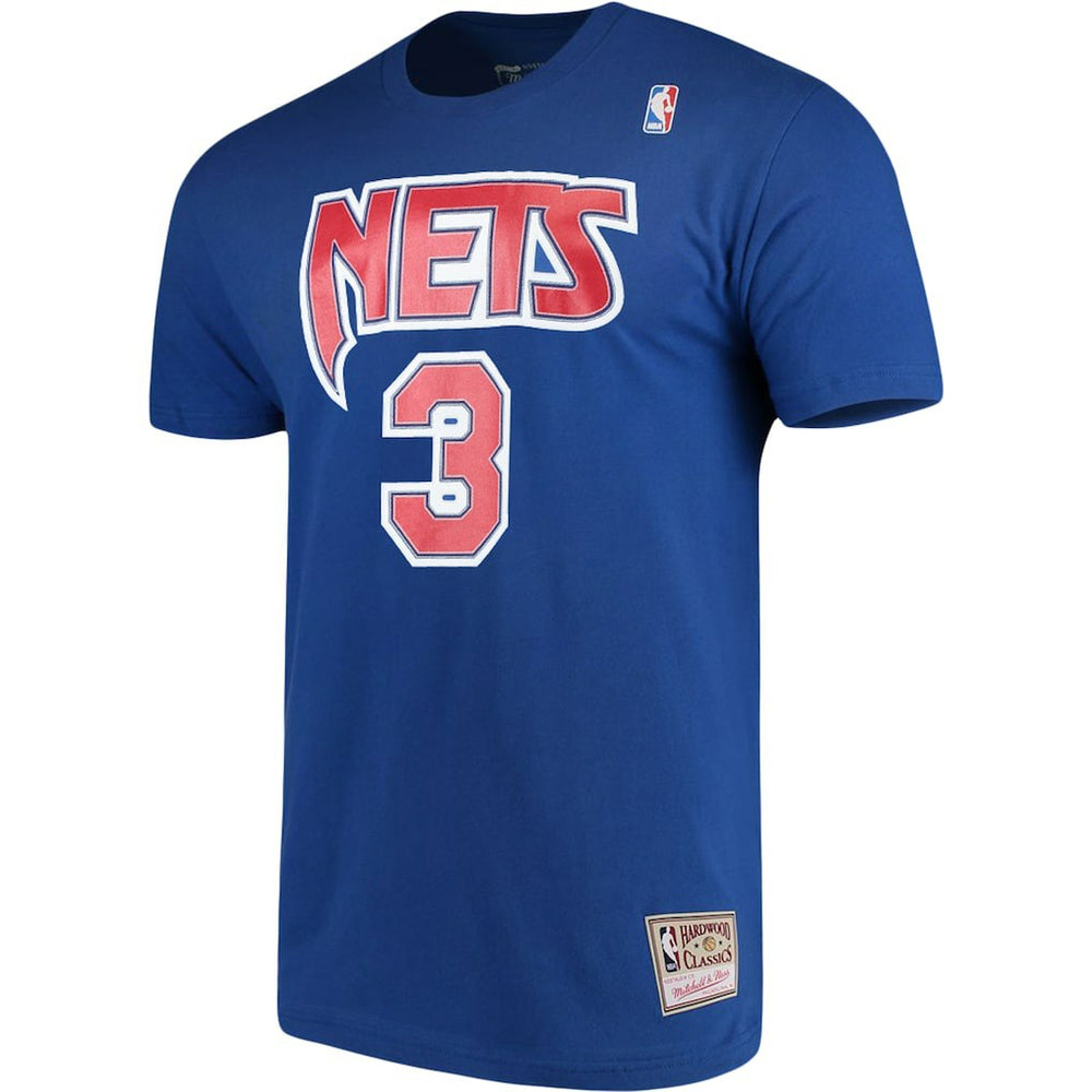 Drazen Petrovic Brooklyn Nets Hardwood Classics Name & Number Player T-Shirt Royal - NBA