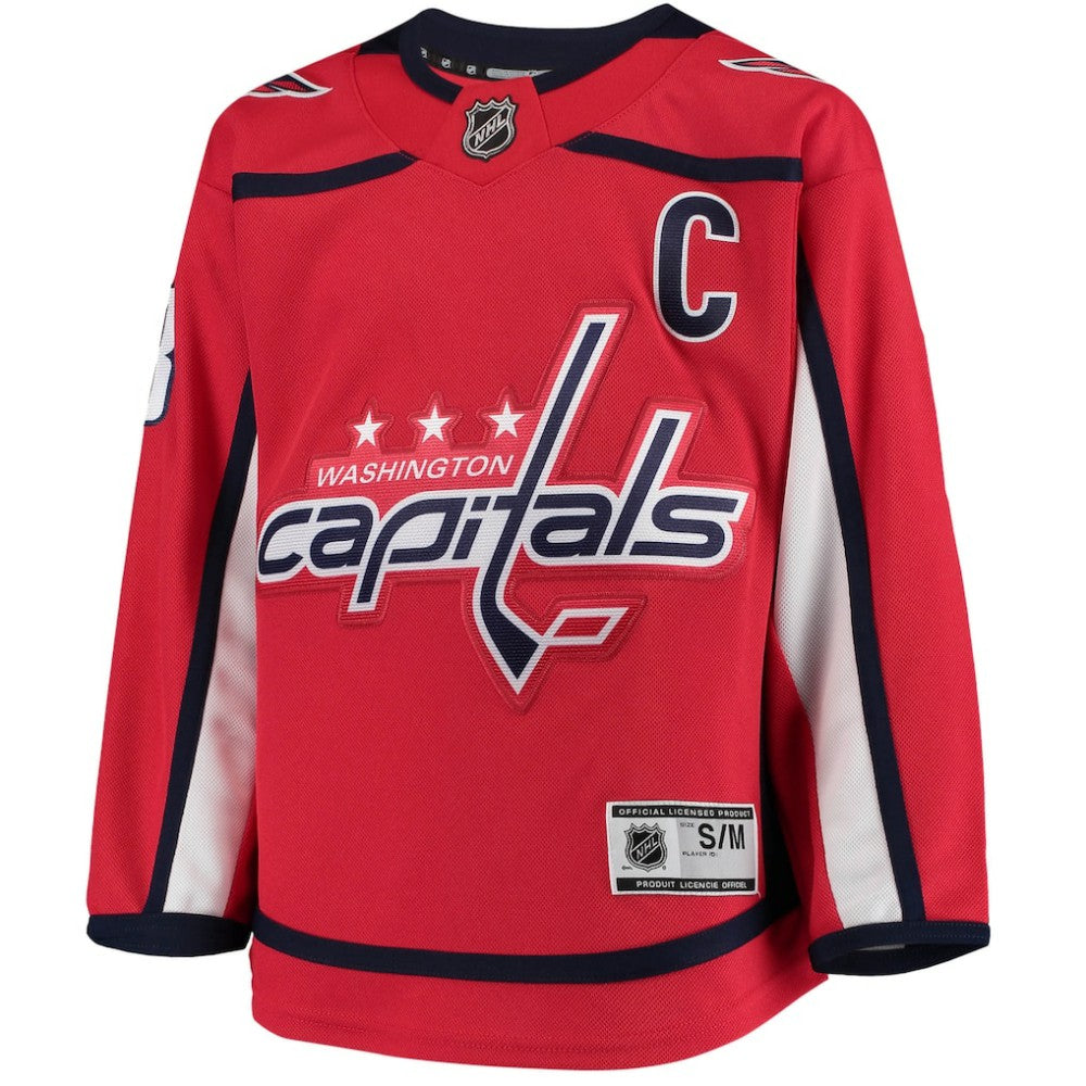 Alexander Ovechkin Washington Capitals Youth Home Premier Player Jersey - Red - NHL