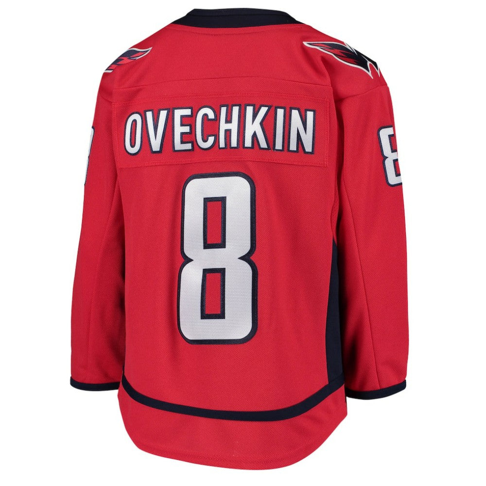 Alexander Ovechkin Washington Capitals Youth Home Premier Player Jersey - Red - NHL