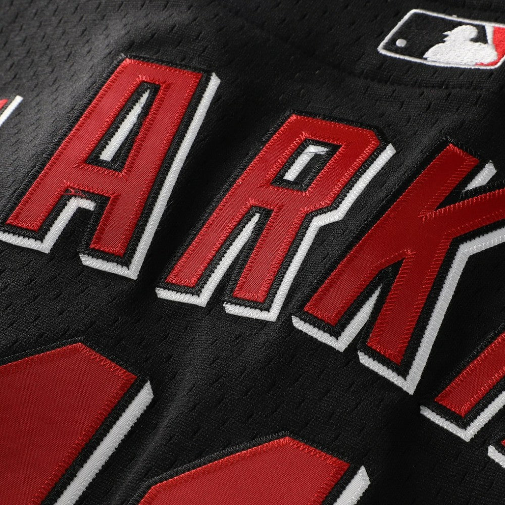 Barry Larkin Cincinnati Reds Mitchell & Ness Cooperstown Collection Mesh Batting Practice Button-Up Jersey - MLB