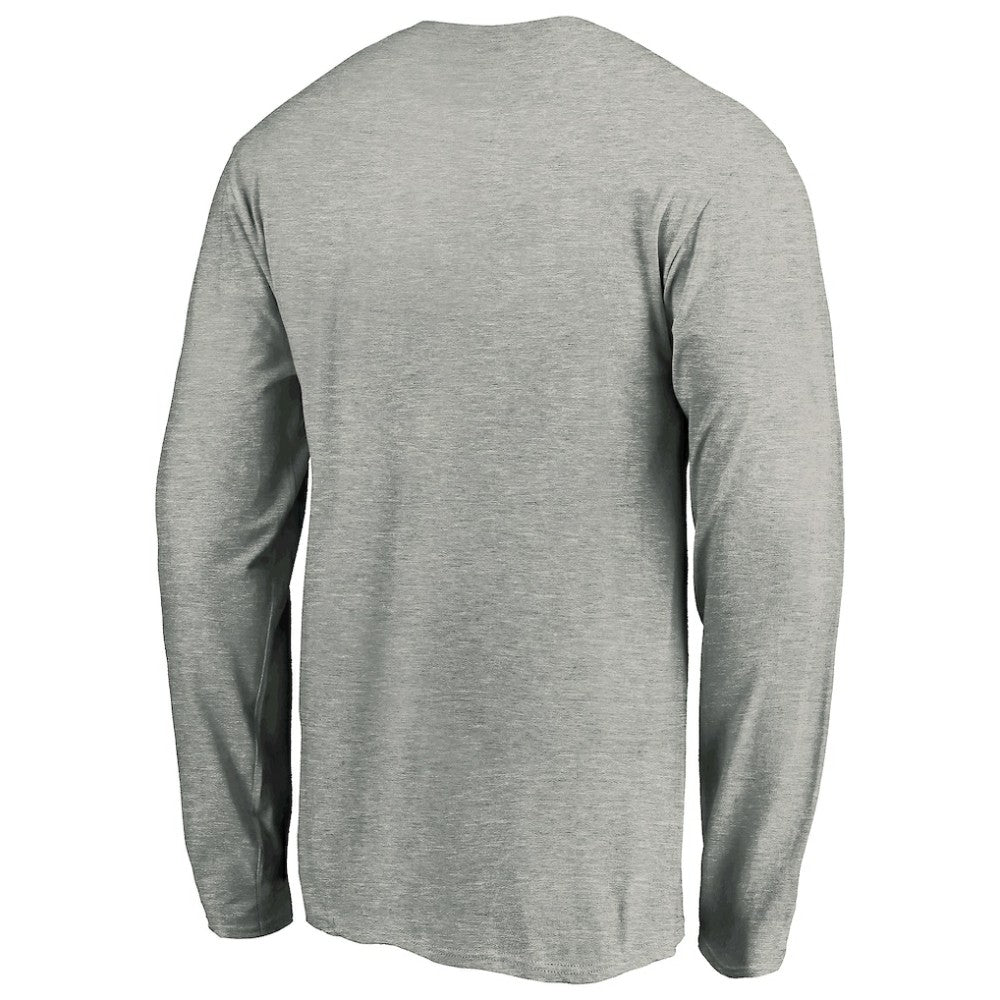 San Jose Sharks Graffiti Shark Long Sleeve T-Shirt - Heather Gray - NHL