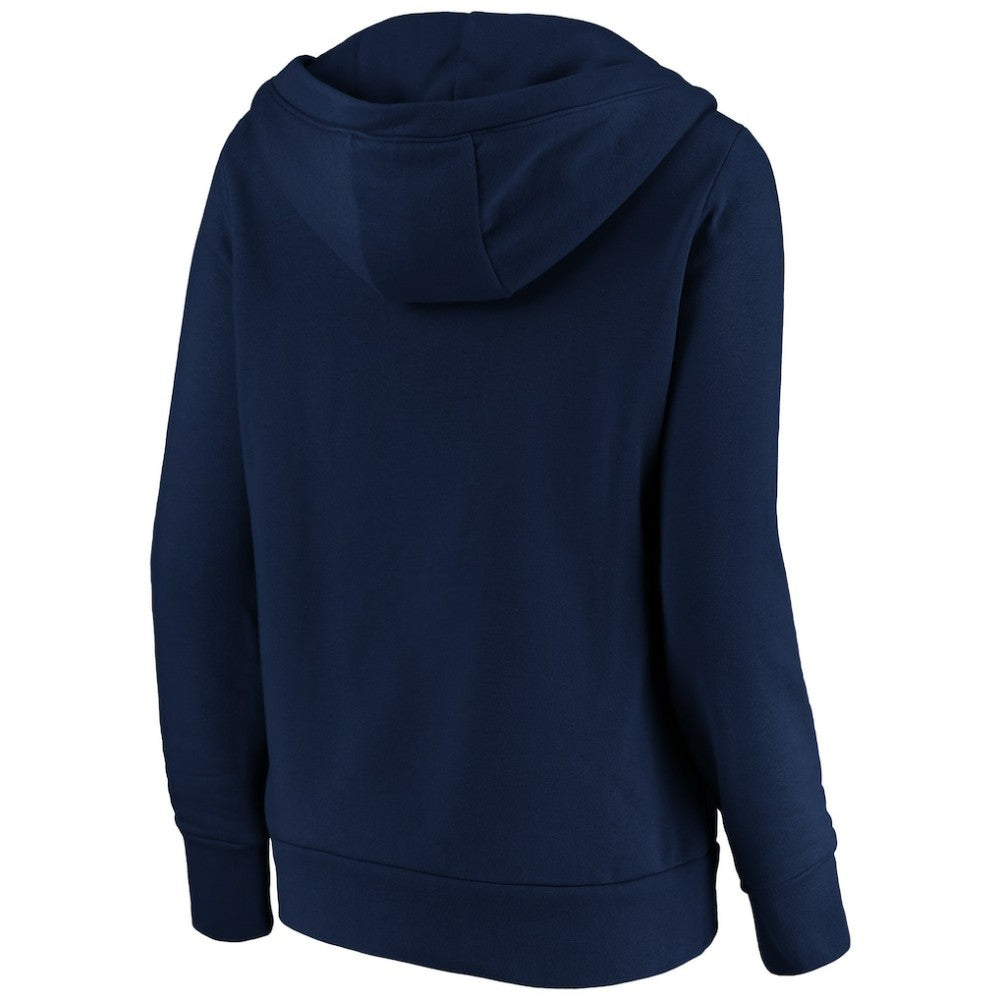 St. Louis Cardinals Fanatics Women's Official Logo Crossover V-Neck Pullover Hoodie - MLB
