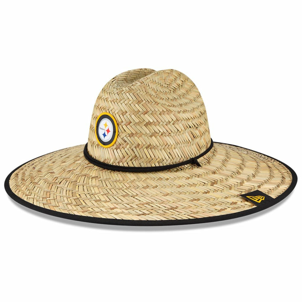 Pittsburgh Steelers New Era NFL Training Camp Straw Lifeguard Hat Natural | NFL