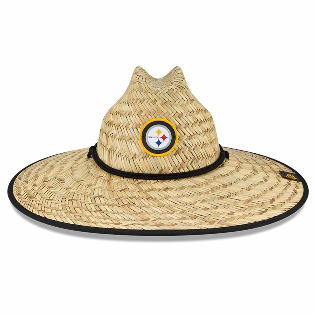Pittsburgh Steelers New Era NFL Training Camp Straw Lifeguard Hat Natural | NFL
