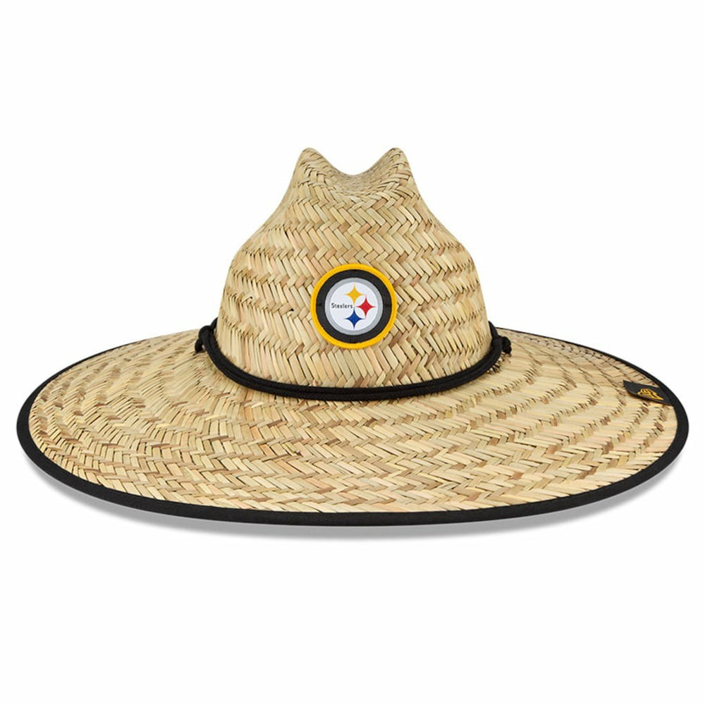 Pittsburgh Steelers New Era NFL Training Camp Straw Lifeguard Hat Natural | NFL
