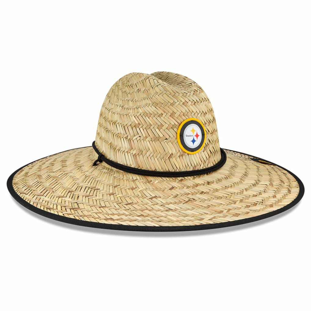 Pittsburgh Steelers New Era NFL Training Camp Straw Lifeguard Hat Natural | NFL