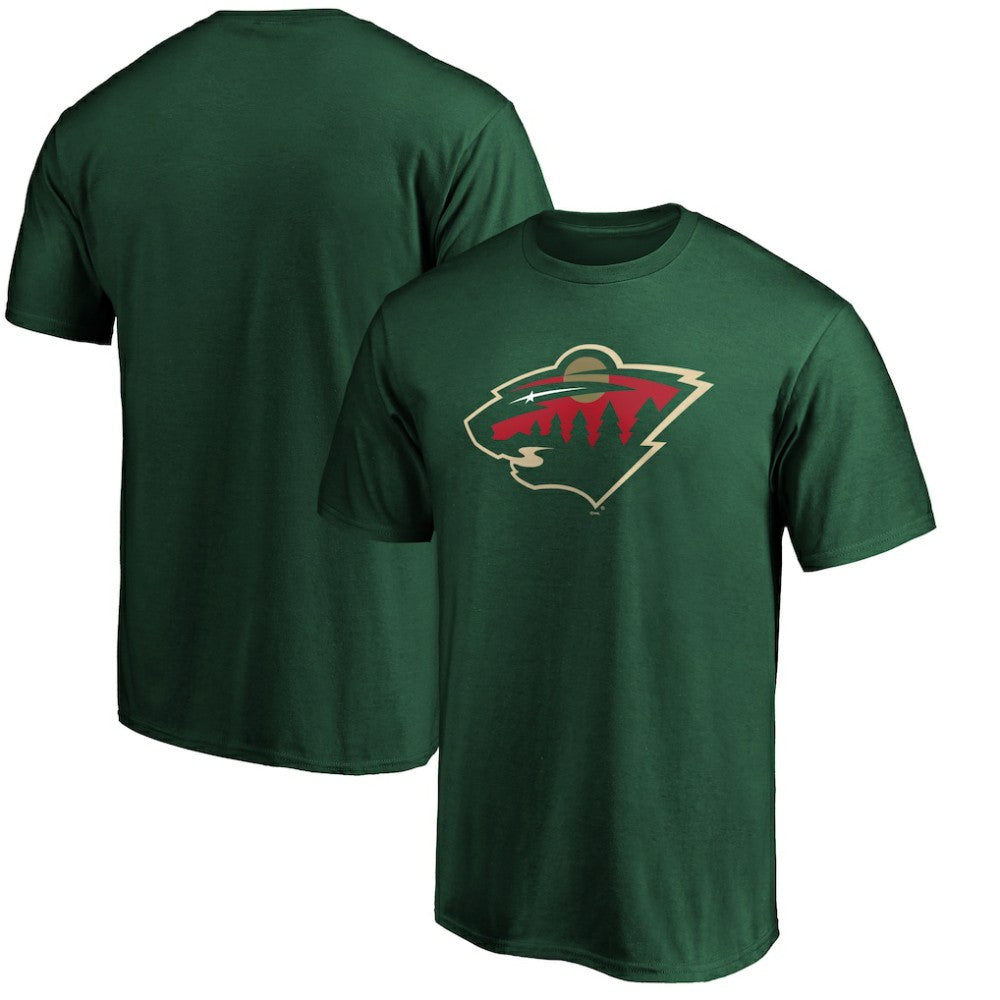 Minnesota Wild Fanatics Team Primary Logo T-Shirt - Green - NHL