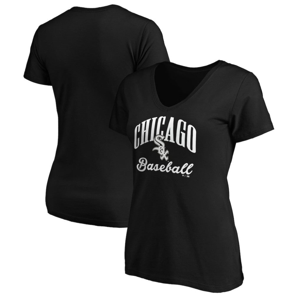 Chicago White Sox Fanatics Women's Victory Script V-Neck T-Shirt - MLB