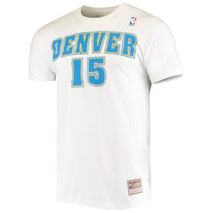Carmelo Anthony Denver Nuggets Hardwood Classics Stitch Name & Number T-Shirt White - NBA