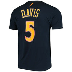 Baron Davis Golden State Warriors Hardwood Classics Stitch Name & Number T-Shirt Navy - NBA