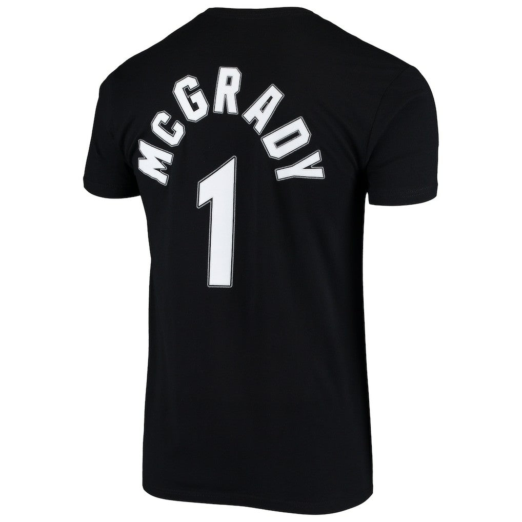 Tracy McGrady Orlando Magic Hardwood Classics Stitch Name & Number T-Shirt Black - NBA