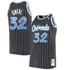 Shaquille O'Neal Orlando Magic Big & Tall Hardwood Classics Jersey Black - NBA