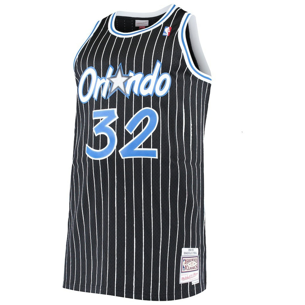 Shaquille O'Neal Orlando Magic Big & Tall Hardwood Classics Jersey Black - NBA