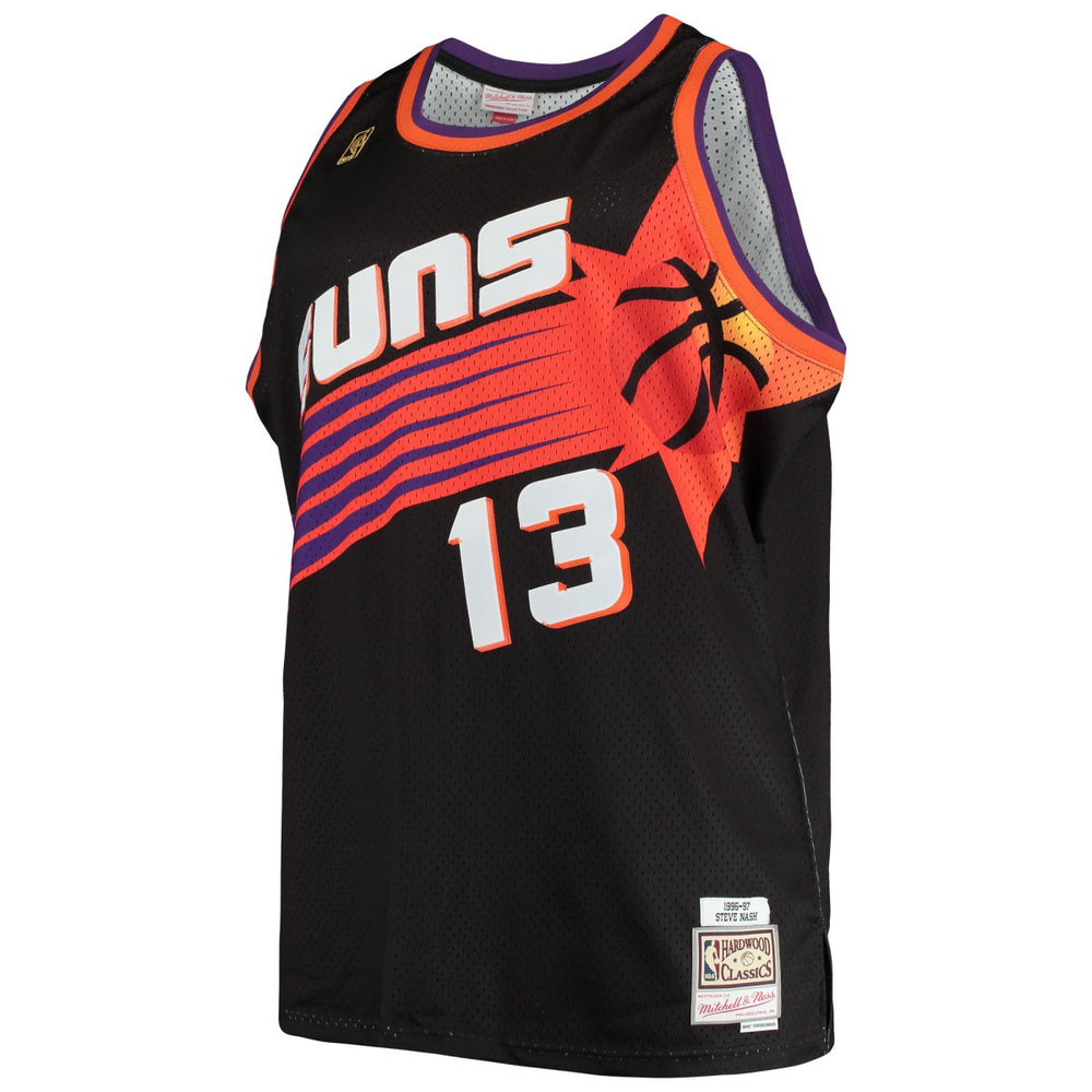 Steve Nash Phoenix Suns 1996/97 Big & Tall Hardwood Classics Swingman Jersey Black - NBA