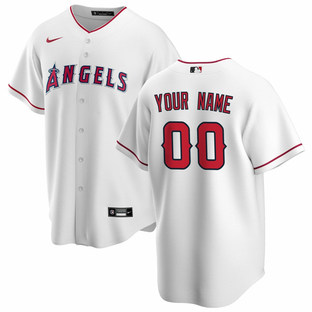 Los Angeles Angels Nike Home Replica Custom Jersey - MLB