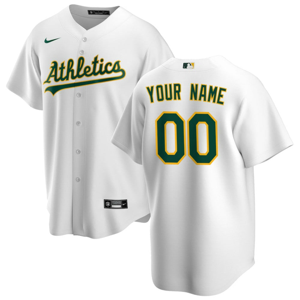 Athletics Nike Home Replica Custom Jersey - MLB