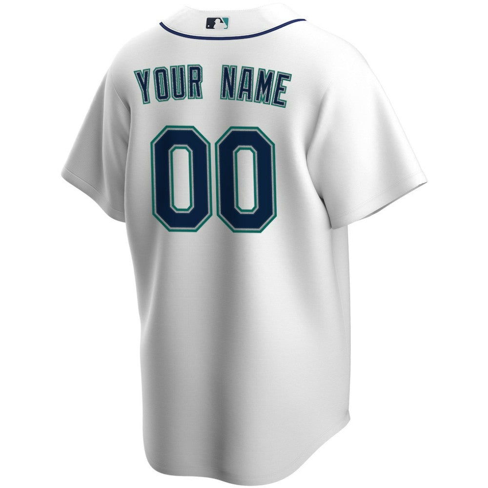 Seattle Mariners Nike Home Replica Custom Jersey - MLB