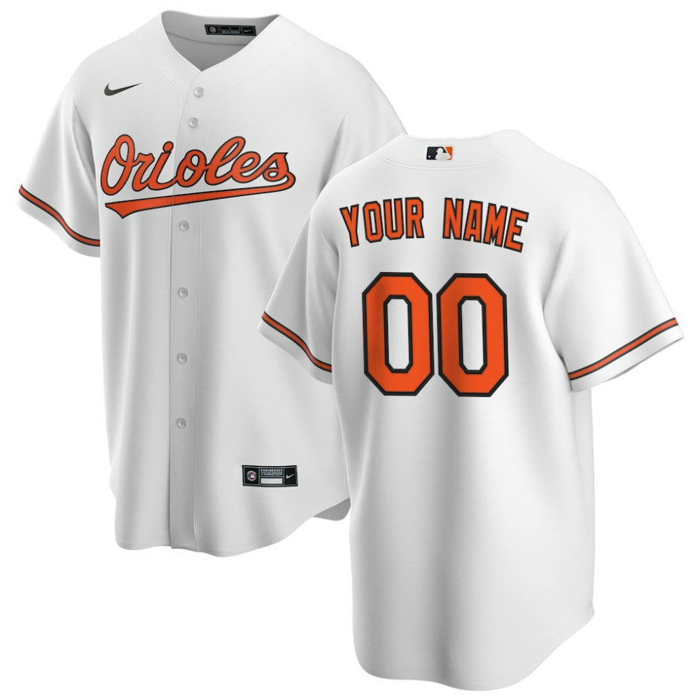 Baltimore Orioles Nike Home Replica Custom Jersey - MLB