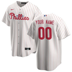 Philadelphia Phillies Nike Home Replica Custom Jersey - MLB