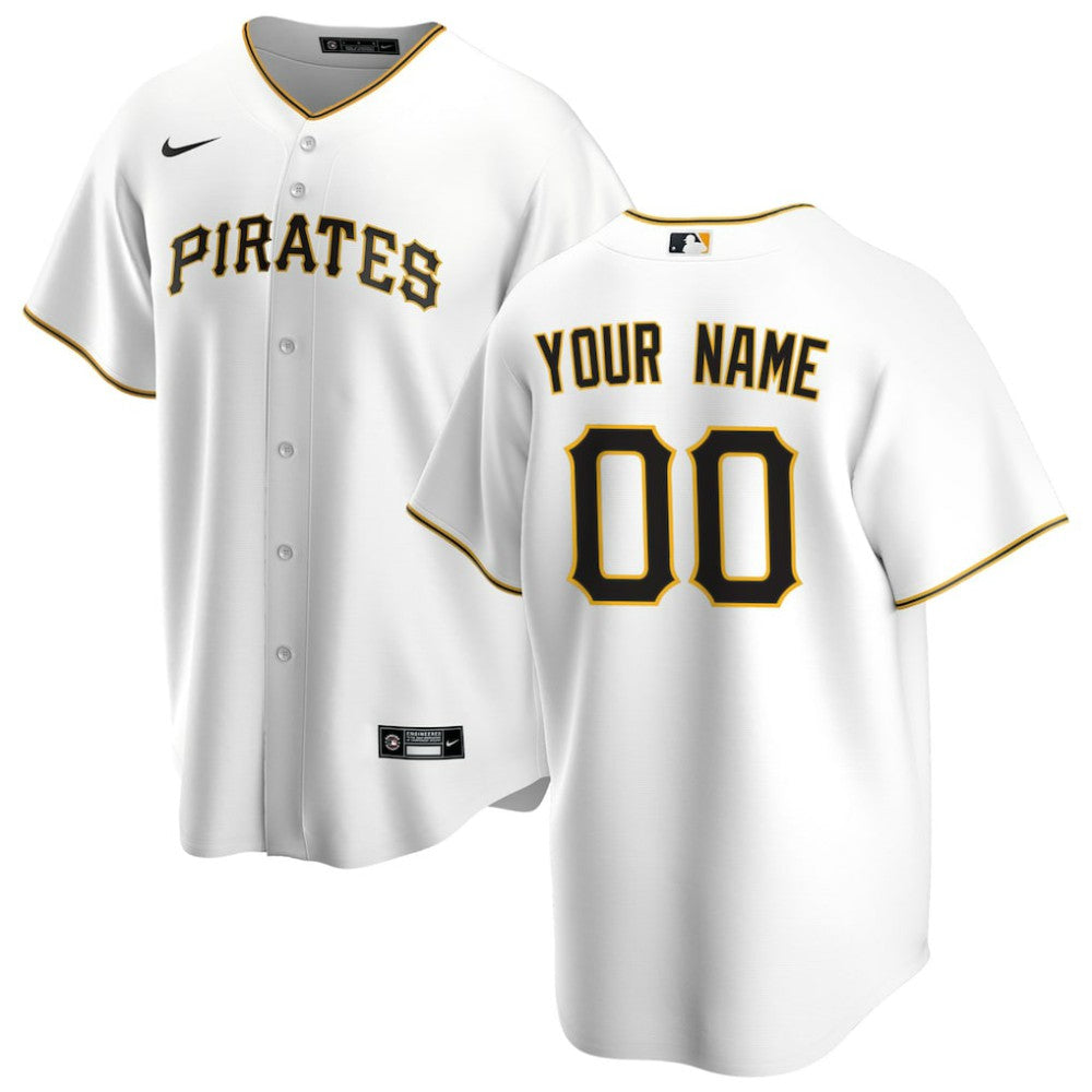 Pittsburgh Pirates Nike Home Replica Custom Jersey - MLB