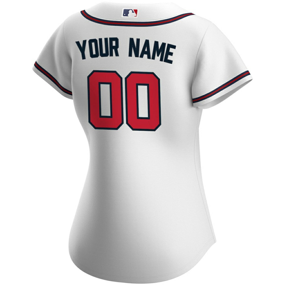 Atlanta Braves Nike Women's Home Replica Custom Jersey - MLB