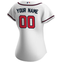 Atlanta Braves Nike Women's Home Replica Custom Jersey - MLB