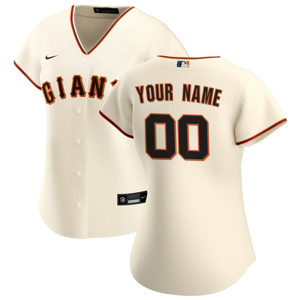 San Francisco Giants Nike Women's Home Replica Custom Jersey - MLB