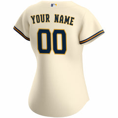 Milwaukee Brewers Nike Women's Home Replica Custom Jersey - MLB