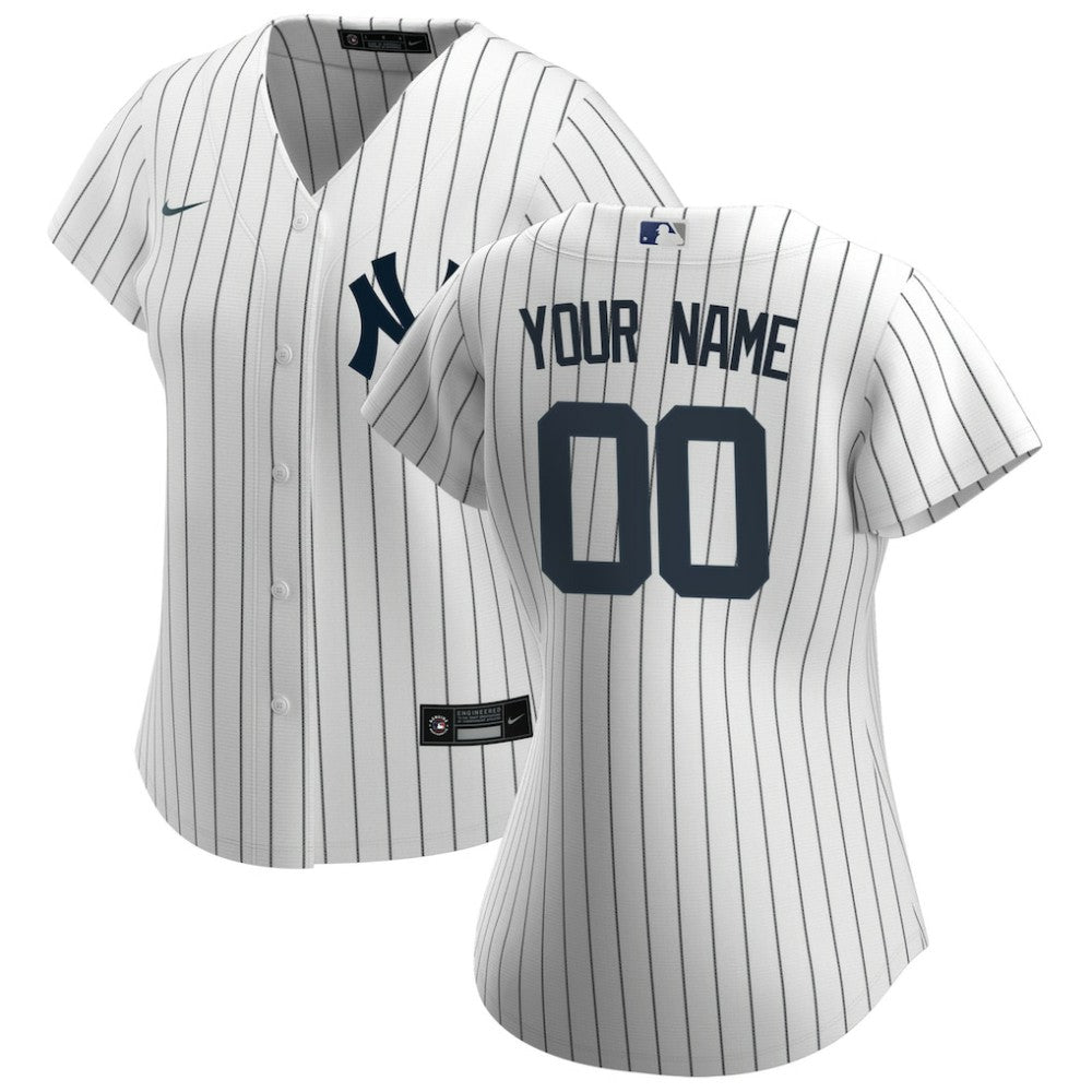 New York Yankees Nike Women's Home Replica Custom Jersey - MLB
