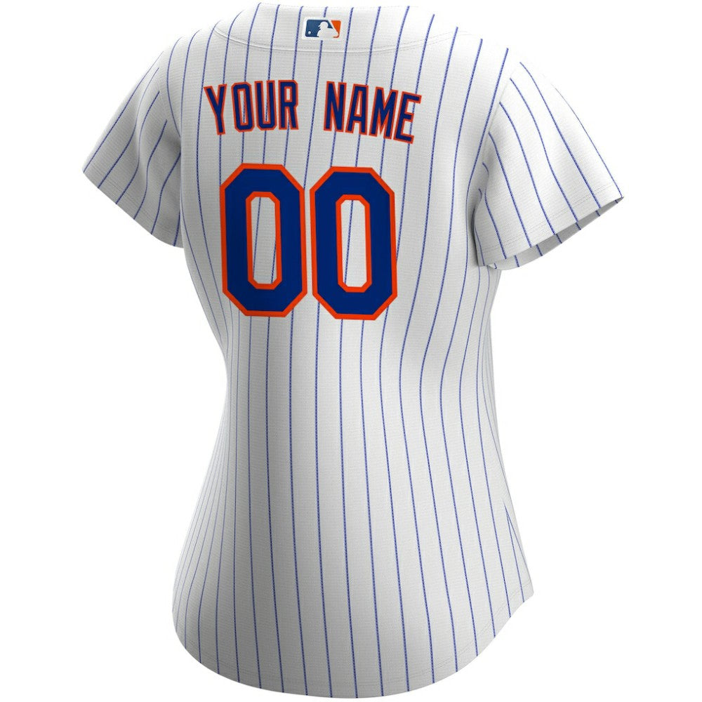 New York Mets Nike Women's Home Replica Custom Jersey - MLB