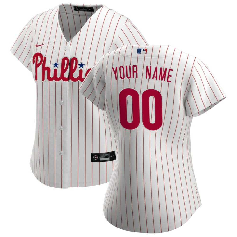 Philadelphia Phillies Nike Women's Home Replica Custom Jersey - MLB