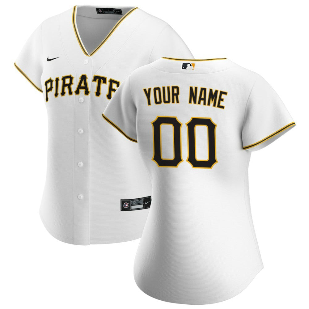 Pittsburgh Pirates Nike Women's Home Replica Custom Jersey - MLB