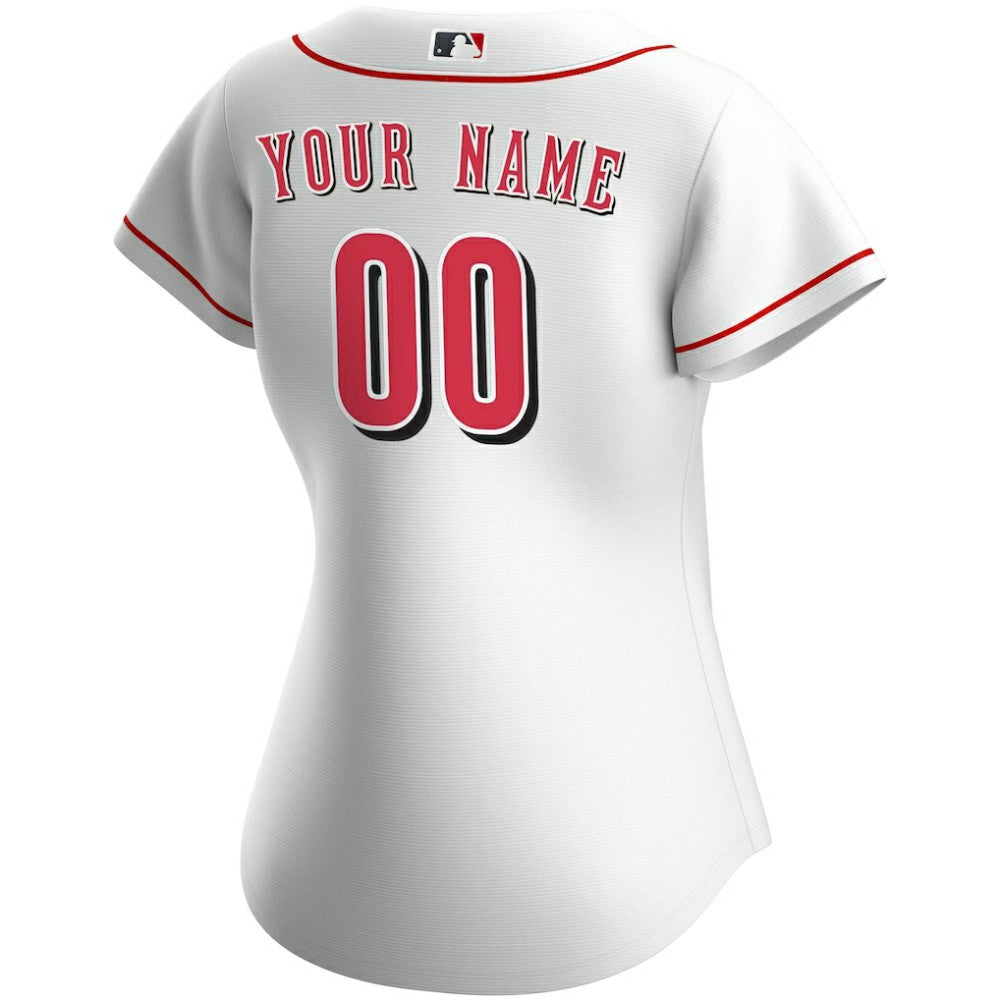 Cincinnati Reds Nike Women's Home Replica Custom Jersey - MLB