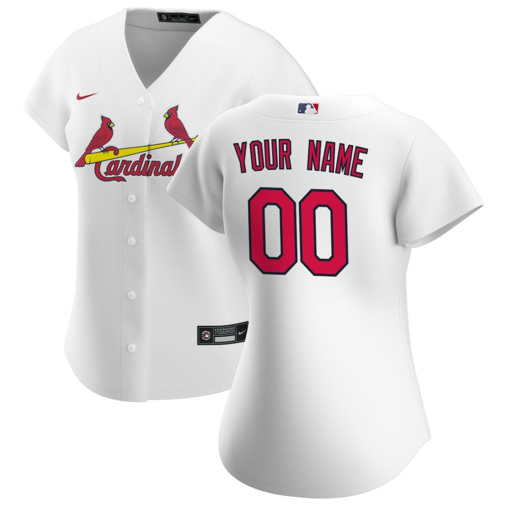 St. Louis Cardinals Nike Women's Home Replica Custom Jersey - MLB