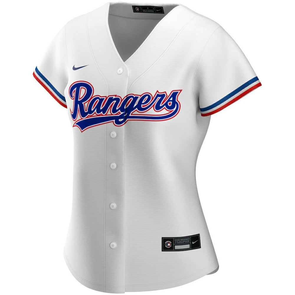 Texas Rangers Nike Women's Home Replica Custom Jersey - MLB