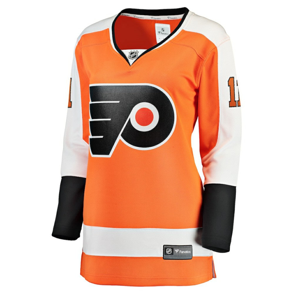 Travis Konecny Philadelphia Flyers Fanatics Women's Home Breakaway Jersey - Orange - NHL
