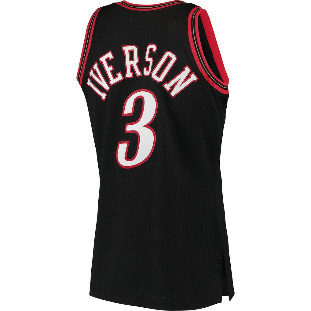 Allen Iverson Philadelphia 76ers 1997/98 Hardwood Classics Authentic Jersey Black - NBA