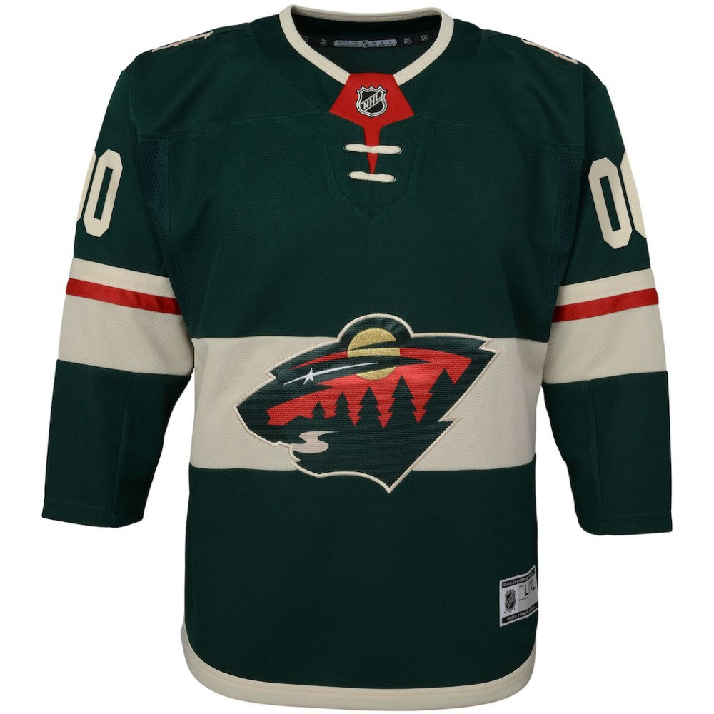Minnesota Wild Youth Home Premier Custom Jersey - Green - NHL