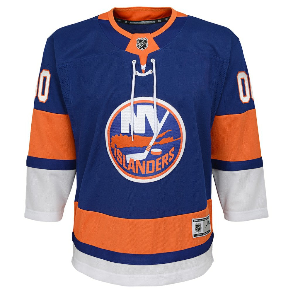 New York Islanders Youth Home Premier Custom Jersey - Blue - NHL