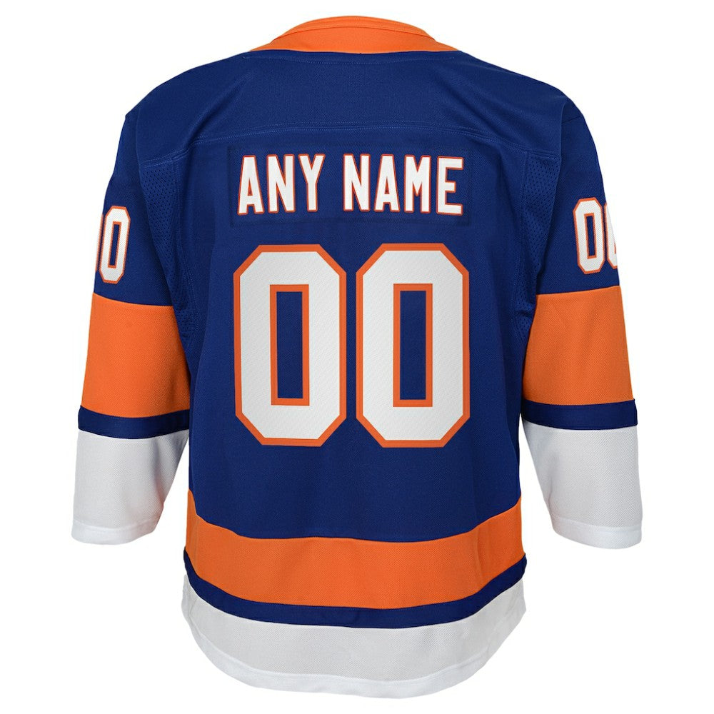 New York Islanders Youth Home Premier Custom Jersey - Blue - NHL