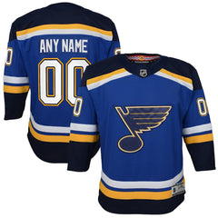 St. Louis Blues Youth Home Premier Custom Jersey - Blue - NHL