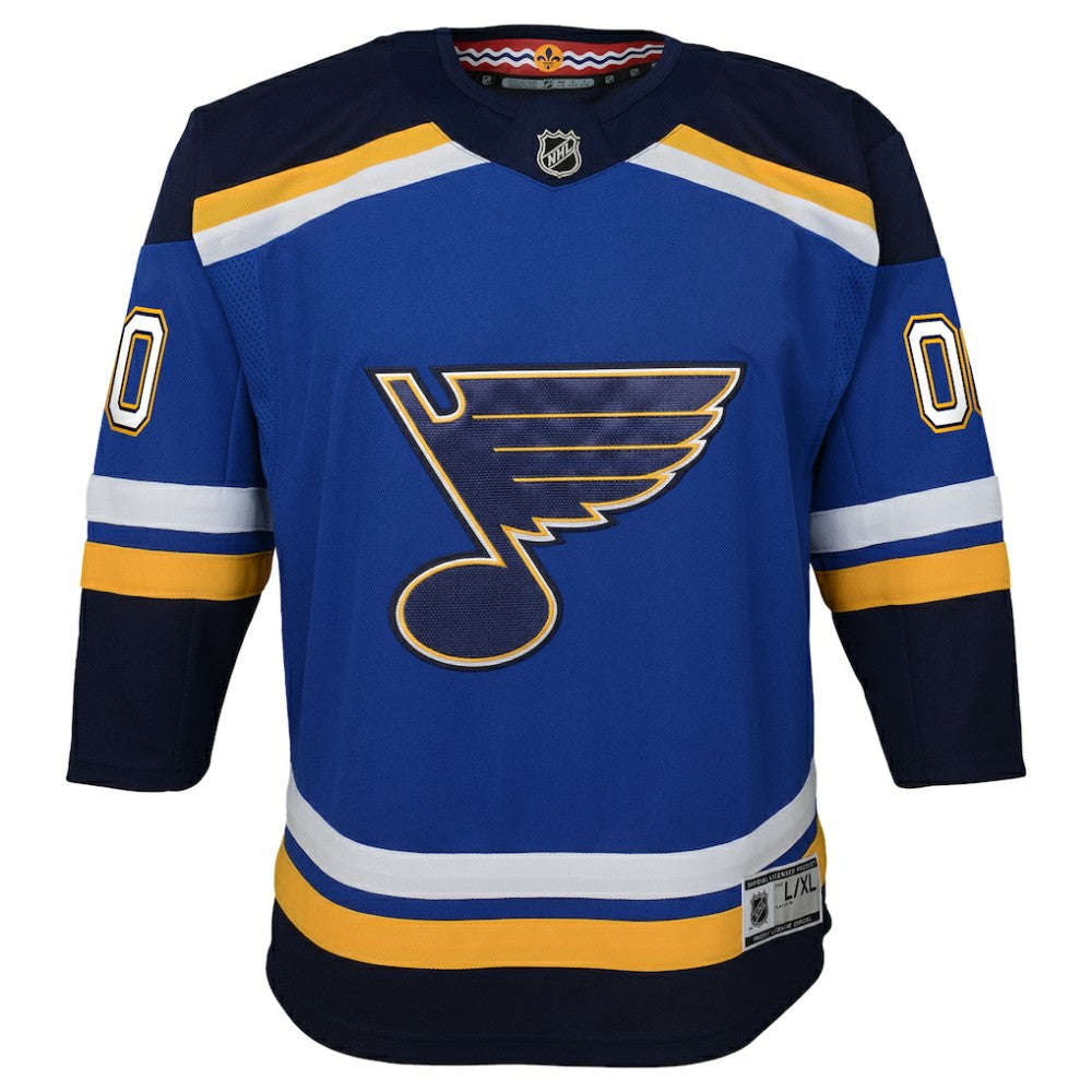 St. Louis Blues Youth Home Premier Custom Jersey - Blue - NHL