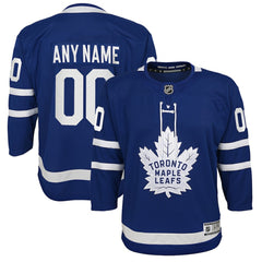 Toronto Maple Leafs Youth Home Premier Custom Jersey - Blue - NHL
