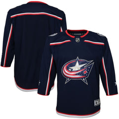 Columbus Blue Jackets Youth Home Premier Jersey - Navy - NHL