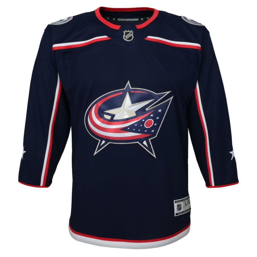 Columbus Blue Jackets Youth Home Premier Jersey - Navy - NHL