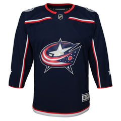 Columbus Blue Jackets Youth Home Premier Jersey - Navy - NHL