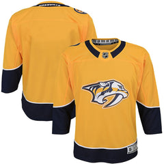 Nashville Predators Youth Home Premier Blank Jersey - Yellow - NHL