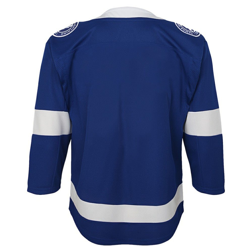 Tampa Bay Lightning Youth Home Blank Premier Jersey - Blue - NHL