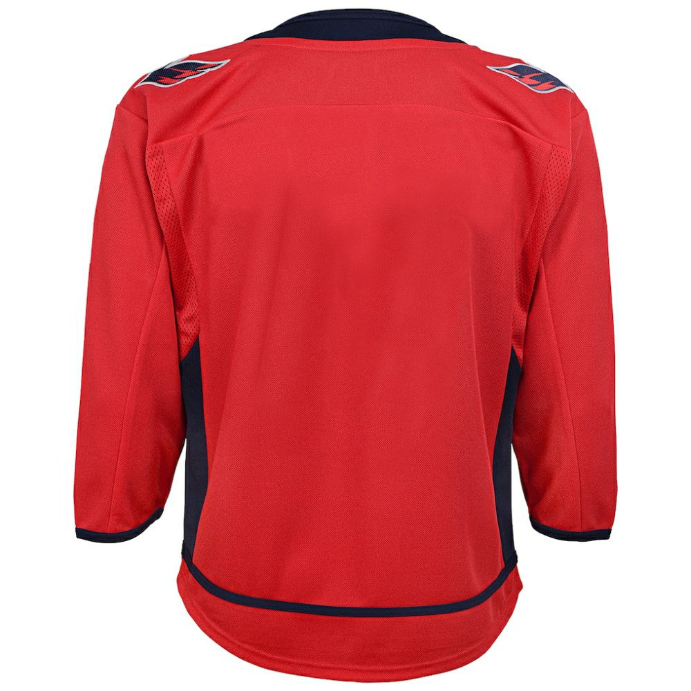 Washington Capitals Youth Home Blank Premier Jersey - Red - NHL